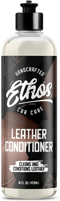 Ethos Car Leather Cleaner and Conditioner 16oz – Leather Seat Cleaner & Conditioner with UV Protection for Car Interior, Couc