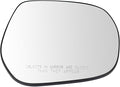 TRQ Right Mirror Glass Heated Power Folding Convex For Factory Equipped Mirrors Only Compatible with 10-20 Lexus GX460 withou