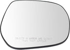 TRQ Right Mirror Glass Heated Power Folding Convex For Factory Equipped Mirrors Only Compatible with 10-20 Lexus GX460 withou