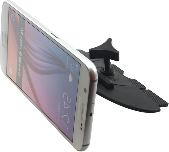 Car Mount CD Slot Magnetic Compatible with Lively Jitterbug Smart4, Holder Swivel Dock Strong Grip CD Player Slot