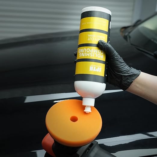 Heavy Cut Polishing Compound, SPTA 33.8oz (1000ml) Polishing Compound Car Scratch & Swirl Remover Rubbing Compound & Coarse Polish Buffing Compound Swirl Remover for Cars Automotive Paint Correction
