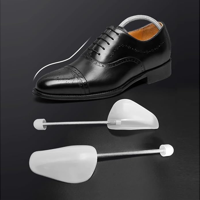 EchoDone 10 Pairs Plastic Shoe Tree Stretcher Shaper for Men