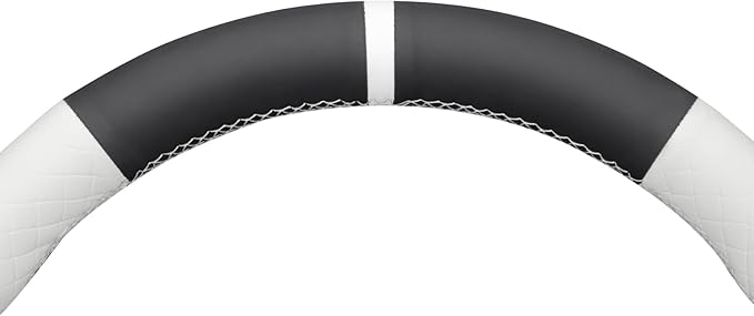MEWANT Tesla Model 3 Highland/Model Y DIY Stitching Steering Wheel Cover Wrap for Tesla Model 3 Highland 2023-2025/Model Y 2025 Highland for Tesla Model 3/Model Y Accessories