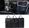 Car Storage Organizer Trunk, Foldable Bin, Box, Tote Organizer, Suitable for Small Cars, Compatible with Jeep, Q5, MPV Etc (Bla