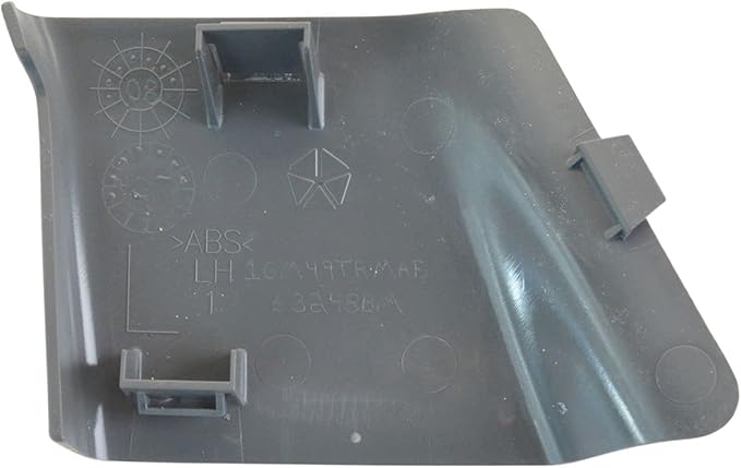 Seat Belt Anchor Cover Medium Slate Gray Driver Side Compatible with 2006-2008 Dodge Ram 1500