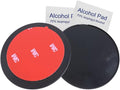 Randconcept - 70mm Adhesive Dashboard Pad Mounting Disk with Adhesive for Suction Cup Phone Mount & for Garmin GPS Suction Mount | 2.76" Wide Diameter 2 Pcs