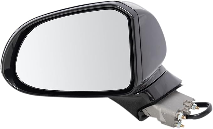 TRQ Driver & Passenger Side Power Heated Mirror Set Paint to Match Blind Spot Puddle Light Compatible with 2019-2020 Hyundai 