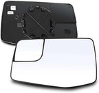Driver Side Mirror Glass with Blind Spot Mirror - Compatible with Chevy & GMC Vehicles - Silverado 1500 2019-2024, Sierra 1500 2019-2024, with Heated, without Auto Dimming, Replace# 84309708