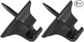 RLB-HILON 2PCS Sun Visor Retainer Clip Compatible with Ford Mustang 1985 to 2004 Year, Black Color