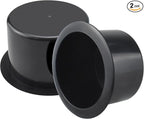 SDTC Tech Black Sofa Cup Holder, Universal Plastic Recessed Cup Holder for RV Boats, Cars, Sofas and Golf Carts (2-Piece)