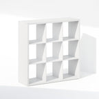 Furinno Cubic Closet Organizers and Storage, 9-Cube Closet Organizer, Open Shelf Closet Storage, Extra Thick Frame for Wardro