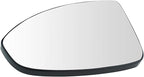 TRQ Driver Side Mirror Glass Non Heated with Backing Plate For Factory Equipped & Aftermarket Mirrors Compatible with 11-15 C