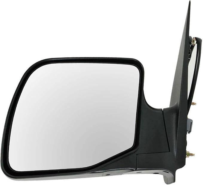 TRQ 2 Piece Driver and Passenger Side Mirror Assembly Set Electric Adjustment No Heat No Memory Black Compatible with 2003-20