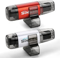 SINSEN Window Breaker Seatbelt Cutter, Life Hammer Car Escape Tool, Portabal Car Emergency Safety Kit, 2 Pack(Red+White)