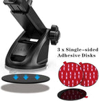Dashboard Pad Mounting Disk for Suction Cup Phone Mount & GPS & Dashboard Camera 3.25" L Heat-Resistant Suitable for Curved Surface Textures and Flat Surfaces,3-Piece Set