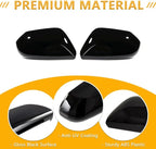 Rearview Mirror Caps Fitment for Toyota Camry 2018-2025 2PCS-Set (Gloss Black - Original, For Camry 2018-2025)