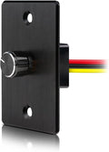 acegoo 12V Dimmer Switch Aluminum RV Light Dimmer High-Side PWM Dimmer, Perfect for Camper Van Boat Trailer Truck Cars, Works with 12V LED Light Fixture, Rotary Dimming (6A-Upgrade)