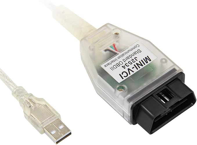 Mini Vci J2534 Cable Standard Obd2 Communication Interface for TIS Techstream V17 V18 Toyota Lexus Scion OBD2 Scanner