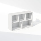 Furinno Reed Closet Organizers and Storage, 5-Cube Reversible Closet Shelves, Closet Organization Shelf, 9.4 x 19.5 x 31.5, f