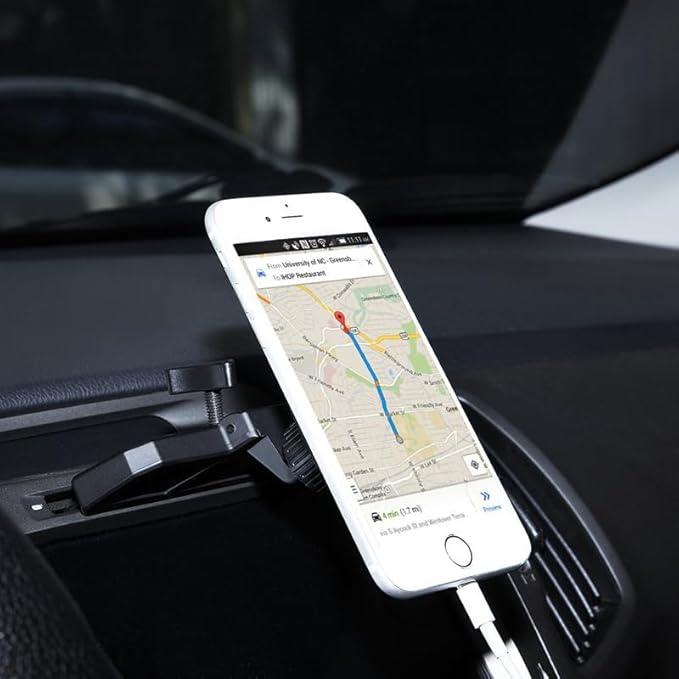 Car Mount CD Slot Compatible with OnePlus 15/15R - Magnetic Holder Swivel Dock Strong Grip