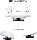 Verivue 2.5-Inch Fan-Shaped Blind Spot Mirrors for Cars, Universal Fit, HD Convex Wide Angle, Stick-On Frameless Side Mirror 