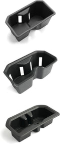 for 3PCS Center Console TPE Cup Holder Insert Compatible with 2022-2026 Tundra (SR/SR5/Limited/TRD Pro) Just Fit Console Does Not Have a Lid