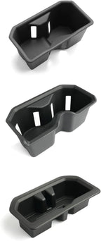 for 3PCS Center Console TPE Cup Holder Insert Compatible with 2022-2026 Tundra (SR/SR5/Limited/TRD Pro) Just Fit Console Does Not Have a Lid