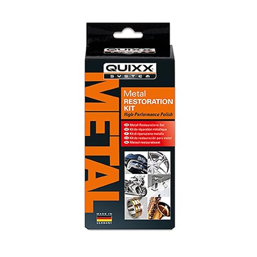 QUIXX 10206 Metal Restoration Kit, Is the Ultimate Product to Restore Dirty, Tarnished, or Rusted Metal Surfaces for Your Automobile, Motorcycle, or Boat