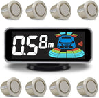 Car 8 Parking Sensors Kit Assist System Reverse Front and Rear Reverse Radar parktronic Auto Electronics Vehicle Back Assista