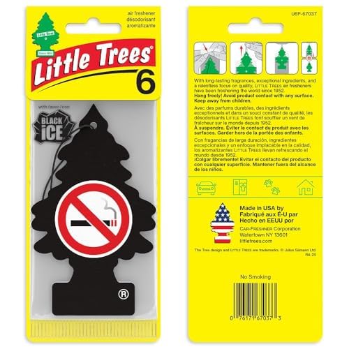 LITTLE TREES Car Air Freshener | Hanging Tree Provides Long Lasting Scent for Auto and Home | 24 Air Fresheners |No Smoking