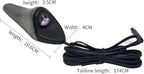 CVBS Signals Blind spot Camera Car Side View Camera IP68 Waterproof 120 Degree Wide Angle Side View Mirror kit Dark Grey