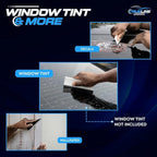 True Line Automotive Window Tint Kit for Cars - 8-Piece Vinyl Wrap Kit - Vinyl Wrap Tool Kit with Window Tint Squeegee, Window Tint Tools for Installing Decals, Solar Film, Wrap Film