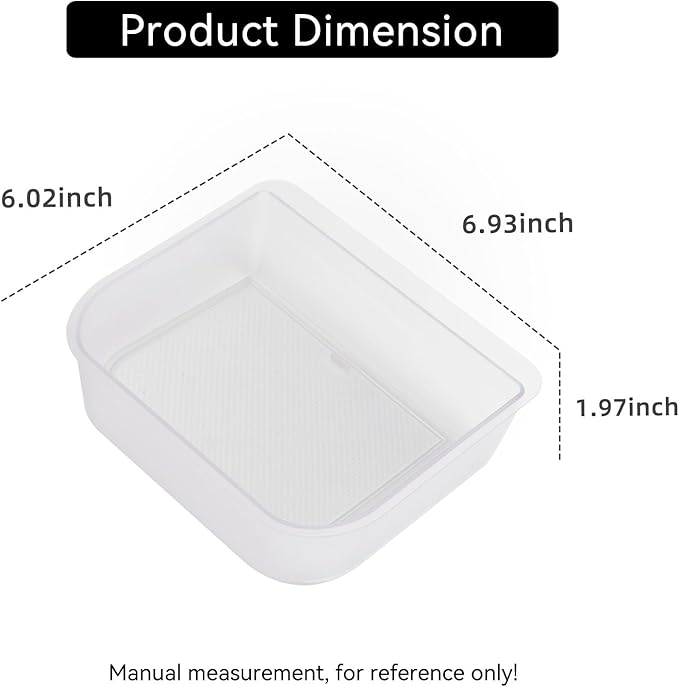 smabee Center Console Cool Box Organizer for Toyota Land Cruiser Prado 250/ Lexus GX 550 2024 2025 2026 Armrest Storage Box ABS Insert Tray Accessories (Only Fit Cool Box) - Frosted White