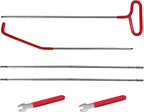Car Long Reach Tool, 67" Multi-Function Automotive Emergency Tool, Portable Long Pin Puller Hook Kit with Adjustable Length f