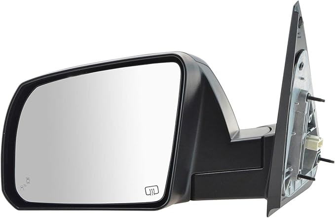 TRQ Driver Side Mirror Assembly Power Heated Blind Spot Paint to Match Compatible with 2014-2021 Toyota Tundra 2018-2021 Sequoia