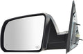 TRQ Driver Side Mirror Assembly Power Heated Blind Spot Paint to Match Compatible with 2014-2021 Toyota Tundra 2018-2021 Sequoia