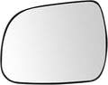 TRQ Driver Side Mirror Glass Non Heated For Factory Equipped Mirrors Only Compatible with 2005-2011 Toyota Tacoma