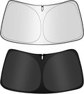 Front Windshield Sun Shade for Ford F-150 2025 2024 2023 2022 2021,Upgraded Nano Materials Window Sunshade Sun Visor Protector for Ford F-150 Accessories,Blocks 99% UV Rays, Keeps Car Cool