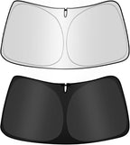 Front Windshield Sun Shade for Ford F-150 2025 2024 2023 2022 2021,Upgraded Nano Materials Window Sunshade Sun Visor Protector for Ford F-150 Accessories,Blocks 99% UV Rays, Keeps Car Cool