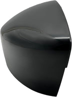 A-Premium Driver Side Rearview Mirror Cover Cap - Compatible with Mazda 3 2014 2015 2016 2017 2018 Sedan - Smooth Black, Built in Japan