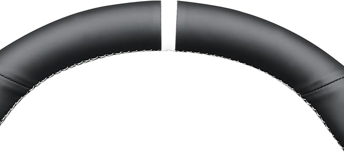 MEWANT Hand Stitched Steering Wheel Cover for Tesla Model 3 2017-2023 / Model Y 2020-2023 for Tesla Model 3/Y Accessories