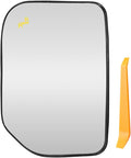 Driver Side Heated Mirror Glass Fit for Toyota FJ Cruiser 2007 2008 2009 2010 2011 2012 2013 2014, Left Rearview Mirror with Blind Spot and Backing Plate