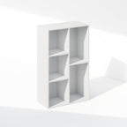 Furinno Reed Closet Organizers and Storage, 5-Cube Reversible Closet Shelves, Closet Organization Shelf, 9.4 x 19.5 x 31.5, f