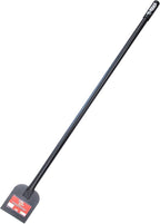 Bully Tools Heavy Duty Ice Scraper - 11-Gauge All Steel Sidewalk Chopper with Extra Long Handle for Thick Snow Removal - Floor Scraper Tool, Flat Head for Snow Clearing - 100% Made in the USA, 58-Inch