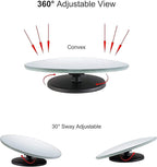 Verivue 2-Inch Round Blind Spot Mirrors for Cars, Universal Fit, HD Convex Wide Angle, Stick-On Frameless Side Mirror Blindsp