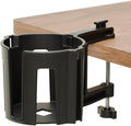 Original Large Desk Cup Holder Clamp – Cup-Holster, The Anti-Spill Cup Holder Mount for Your Table, Office & Gaming Setup – M