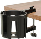 Original Large Desk Cup Holder Clamp – Cup-Holster, The Anti-Spill Cup Holder Mount for Your Table, Office & Gaming Setup – M