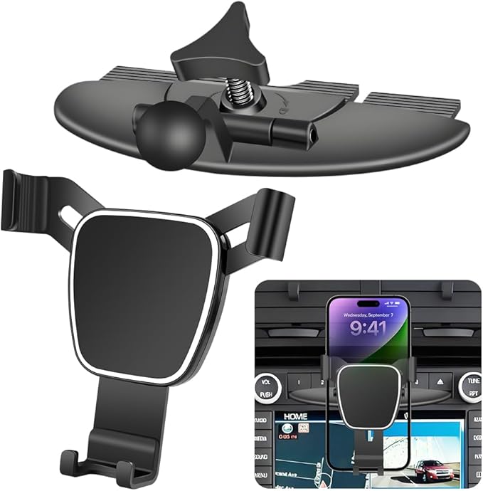 Car Phone Mount Holder For Ford Explorer 2002-2015， Focus 2000-2017，Taurus 2000-2019，Escape 2001-2012 Auto Accessories Navigation Bracket Interior CD Slot Mount Decoration dash board Mobile Cell case
