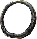 Mayco Bell Flat Bottom Steering Wheel Cover Anti-Slip,Safety,Soft,Breathable,Durable,Full Surround,Comfortable Grip Microfibe