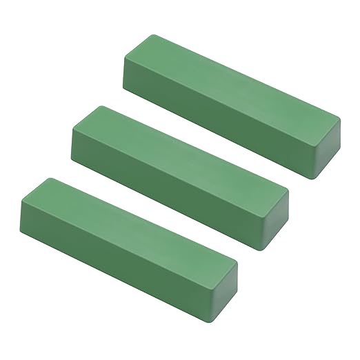 SCOTTCHEN 12 Oz.Stropping Compound Fine Green Buffing Polishing Compound, Leather Strop Compound Honing Compound for Knife Polishing-3Pack